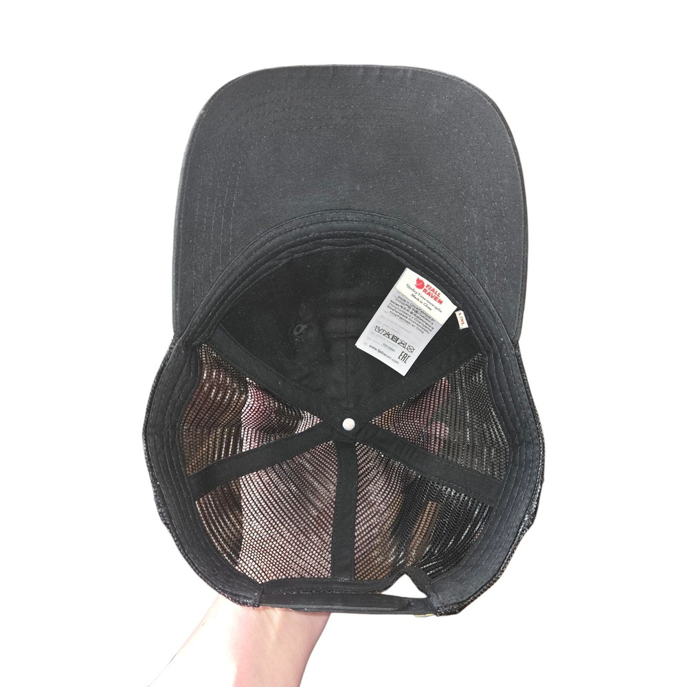 Fjallraven 1960 Logo Langtradarkeps Trucker Hat Black L/XL 78138 G-1000 Cap - Picture 7 of 13